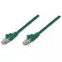 Intellinet 318990 Netzwerk-Patchkabel, Cat5e, U/UTP, RJ45, mit Knickschutztüllen, 2 m, grün