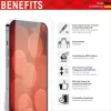 Displex Smart Glass (9H) für Apple iPhone 13/13 Pro/14/16e/17e, Montageaufkleber, unzerbrechlich