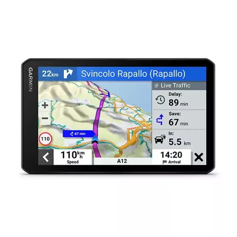 Garmin Drivecam 76 Navigator Fest 17,6 cm TFT Touchscreen 32 GB Schwarz