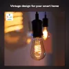Smarte Glühbirne Philips ST64 Edison E27 Bluetooth/Zigbee, 7 W, transparent, 60×135 mm