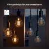 Smarte Glühbirne Philips ST64 Edison E27 Bluetooth/Zigbee, 7 W, transparent, 60×135 mm