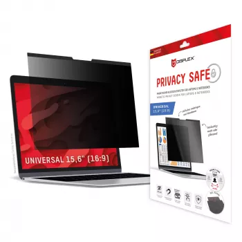 Privacy Filter Displex PRIVACY SAFE 15,6 Zoll 2-Wege Magnetisch Glanzend Matt