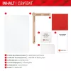 Displex Tablet Glass (9H) für Samsung Galaxy Tab A11+/A9+, Eco Montagerahmen, unzerbrechlich