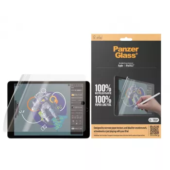 PanzerGlass 2843 GraphicPaper Displayschutz für iPad 10,2", Ultra-Wide Fit