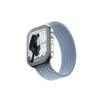 PanzerGlass SAFE. by ® Bling Bumper Silber Apple Watch Series 10 46mm Transparent
