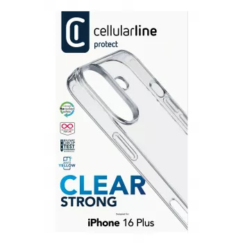 Cover Cellularline CLEARDUOIPH16MAXT für iPhone 16 Plus 17 cm Transparent