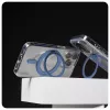 PanzerGlass CARE Feature Case 1317 Hülle für iPhone 16 Pro, mit Aufsteller und MagSafe, Transparent Blau