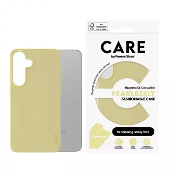 PanzerGlass CARE™ by ® Case Chardonnay mit Qi-Kompatibilität Samsung Galaxy S25+