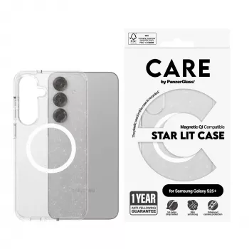 PanzerGlass CARE™ by ® Urban Combat Case Star Lit w. White Qi Kompatibel Samsung Galaxy S25+