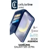 Cellularline Book Agenda - Galaxy S25 Ultra Lederimitat-Buchhülle mit Magnetverschluss