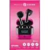 Music Sound SPARK Auricolare TWS con Display LED, True Wireless Stereo (TWS), Anrufe/Musik, 66 g, Headset, Pink