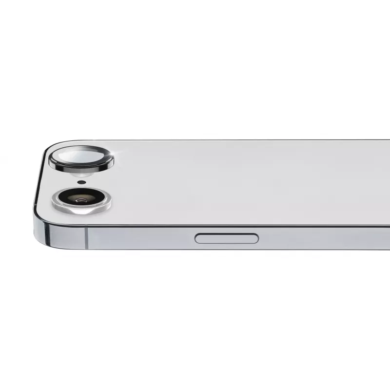 Cellularline CAMERARINGIPHSE4 Kameralinsen-Schutzring für iPhone 16e, Transparent