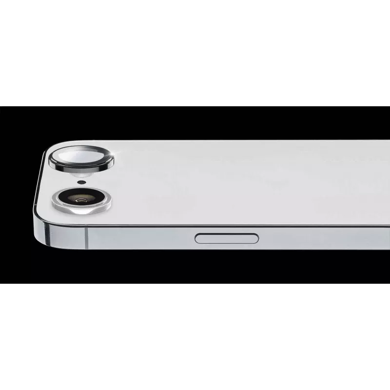 Cellularline CAMERARINGIPHSE4 Kameralinsen-Schutzring für iPhone 16e, Transparent