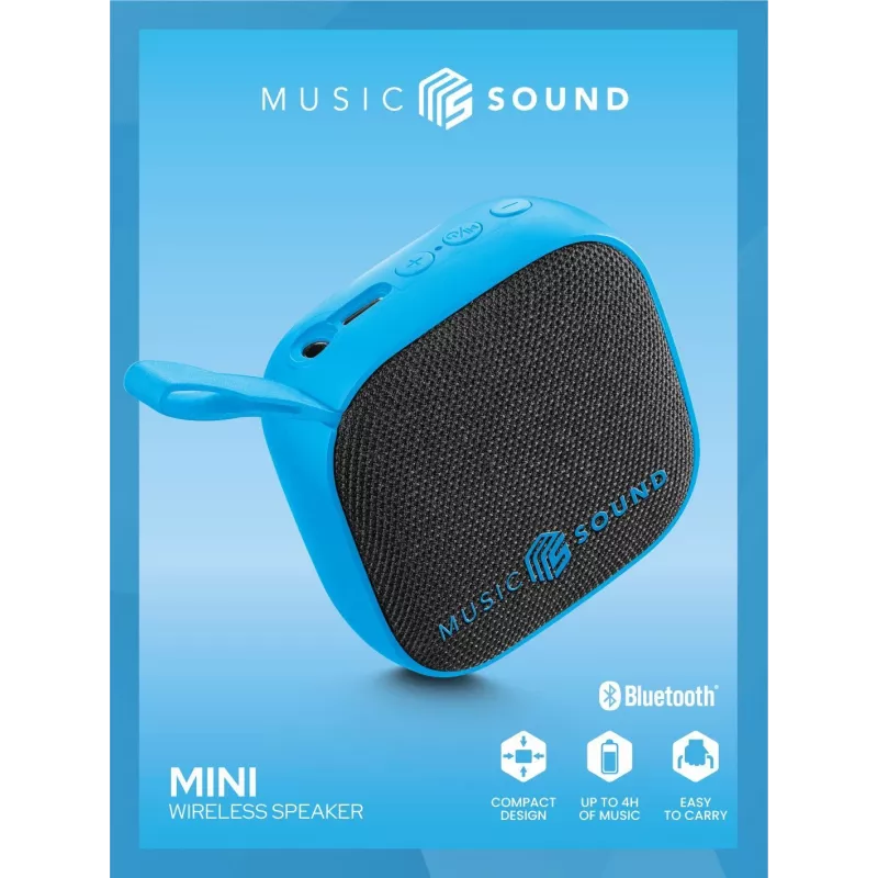 Music Sound Kabelloser Lautsprecher Mini Kompakter und farbenfroher 3-Watt-Bluetooth-Lautsprecher