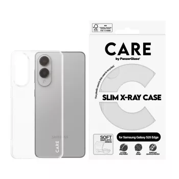 PanzerGlass X-Ray Soft Hülle für Samsung Galaxy S25 Edge, transparent