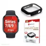E.V.I Displex Full Body Displayschutz für Apple Watch Series 7/8/9 41 mm, schwarz