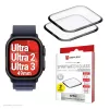 Displayschutz Displex Unbreakable Full Cover Smart Glass für Apple Watch Ultra 3/Ultra 2/Ultra (49 mm), 2er-Pack, randlos, transparent