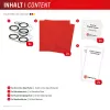 Displex Full Cover Kameraobjektivglas iPhone 15 Pro/15 Pro Max, 10H, Voll-Kameraprotektor, Quick Mount, 2er-Pack