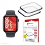 Displex Unzerbrechlicher Vollabdeckungs-Schutzglas Apple Watch SE3/SE2/SE (40mm), 2er-Pack, Ultra-Dünn, Randlos, Eco Mount