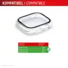Displex 02136 Full-Body-Schutzhülle für Apple Watch SE (2/3) (40 mm), transparent
