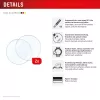 E.V.I Displex Glass Displayschutzglas für Garmin fenix E/fenix 8 47 mm