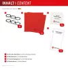 Displex Full Cover Kamera-Linsenglas Samsung Galaxy S25, 10H, Vollständiger Kameraschutz, Schnellmontage, 2er-Pack