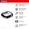 Displex 02135 Full-Body-Schutzhülle für Apple Watch Series 11/10 (46 mm), schwarz