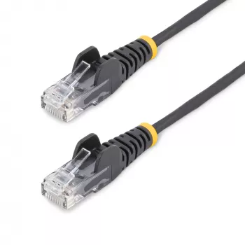 StarTech.com 1,5 m CAT6-Kabel – schlank – rastnasenfeste RJ45-Stecker – Schwarz