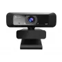 j5create JVCU100 USB™ HD-Webcam mit 360°-Rotation, 1080p Videoaufnahmeauflösung, Schwarz