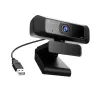 j5create JVCU100 USB™ HD-Webcam mit 360°-Rotation, 1080p Videoaufnahmeauflösung, Schwarz