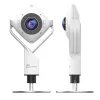 j5create JVCU360 360° Allround-Webcam, 1080p Videoaufnahme-Auflösung, Weiß und Schwarz