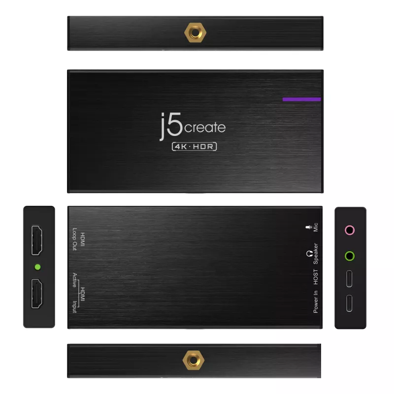 j5create JVA14-N 4K Game Capture Station USB 3.2 Gen 1 4K30 FPS