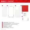 Displex Displayschutzfolie + Hülle für Apple iPhone 15 Plus, Eco-Montagerahmen, kratzfest