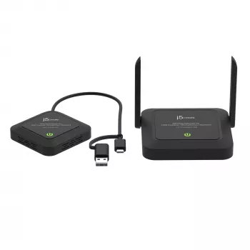 j5create JVW120 Wireless Extender für USB™ Kameras / Mikrofone / Lautsprecher, Schwarz