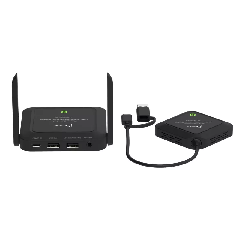 j5create JVW120 Wireless Extender für USB™ Kameras / Mikrofone / Lautsprecher, Schwarz