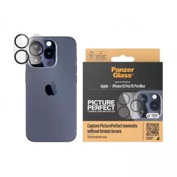 PanzerGlass ® PicturePerfect Kamera-Linsenschutz iPhone 15 Pro | 15 Pro Max