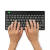 R-Go Tools Ergonomische Tastatur R-Go Compact Break, kompakte Tastatur mit Pausen-Software, QWERTZ (DE), Bluetooth, schwarz