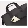 Tucano Gommo BGOM15-BK Laptoptasche für 15,6-Zoll-Laptops und MacBook Pro 16 Zoll (40,6 cm), wasserfestes recyceltes Material, Schultergurt, Schwarz