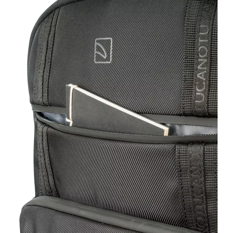 Tucano Sole Gravity BKSOL17-AGS-BK Notebook-Rucksack mit AGS, bis zu 17 Zoll / MacBook Pro 16, Schwarz