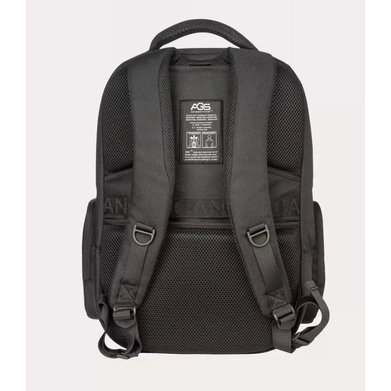 Tucano Sole Gravity BKSOL17-AGS-BK Notebook-Rucksack mit AGS, bis zu 17 Zoll / MacBook Pro 16, Schwarz