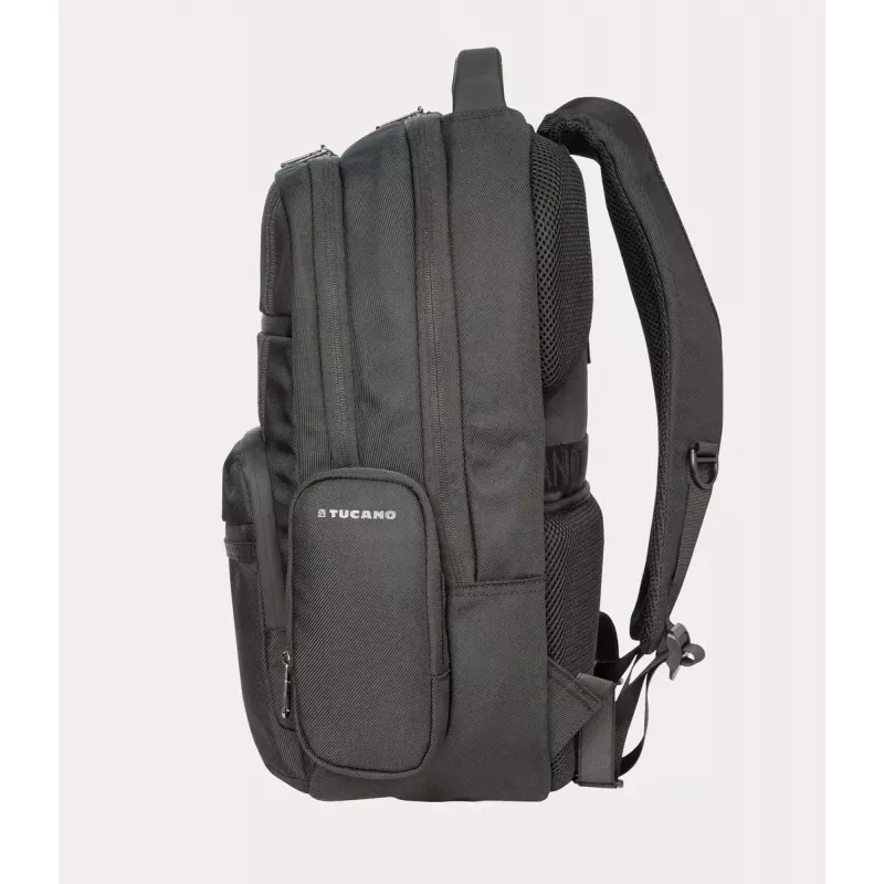 Tucano Sole Gravity BKSOL17-AGS-BK Notebook-Rucksack mit AGS, bis zu 17 Zoll / MacBook Pro 16, Schwarz