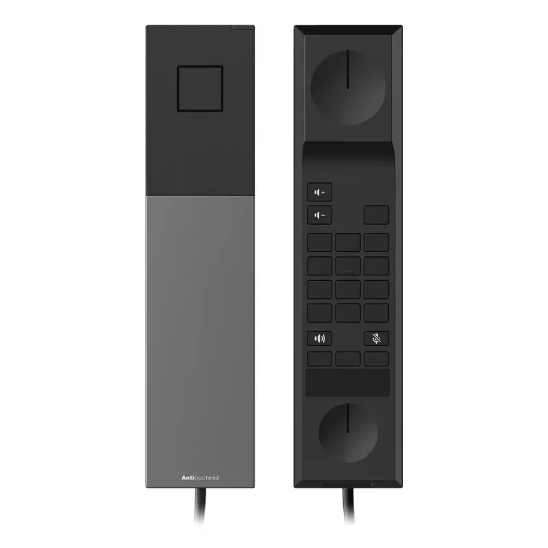 Snom HD30LA analoges Hoteltelefon für die Lobby, Schwarz