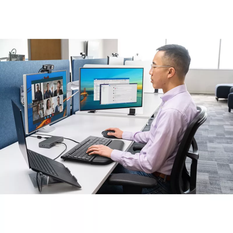 Kensington KB100 EQ Kabelgebundene Full-Size-Tastatur USB Membrane QWERTZ