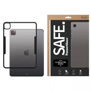 Clear TPU Hülle PanzerGlass SAFE für Apple iPad Pro 11 Zoll (2018, 2020, 2021, 2022, 2024) Transparent