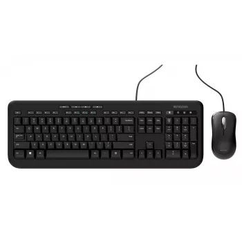 Incase Designed by Microsoft Wired Desktop 600 Tastatur Maus enthalten Universal USB QWERTY Französisch Schwarz
