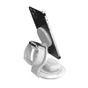 j5create Qi2 magnetische, faltbare 3-in-1-Ladestation Indoor USB Smartwatch Kopfhörer Smartphone