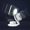 j5create Qi2 magnetische, faltbare 3-in-1-Ladestation Indoor USB Smartwatch Kopfhörer Smartphone