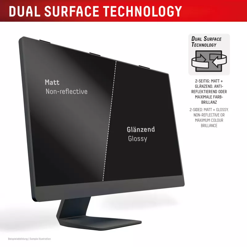 Displex PRIVACY SAFE abnehmbarer 2-Wege-Sichtschutzfilter für Desktop-Monitor 22'' (16:10)