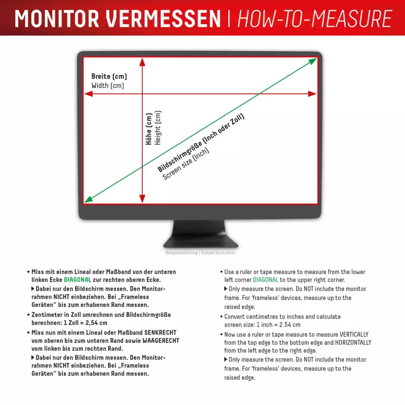 Displex PRIVACY SAFE abnehmbarer 2-Wege-Sichtschutzfilter für Desktop-Monitor 22'' (16:10)