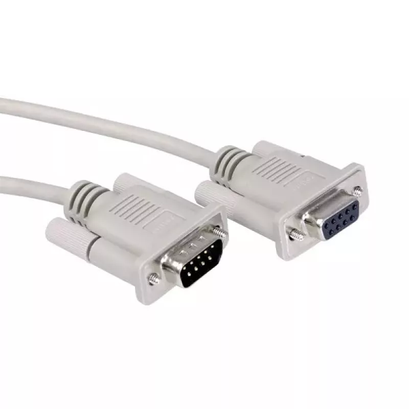 RS232-Kabel ROLINE 11.01.6260 6m DB9 M-F Grau